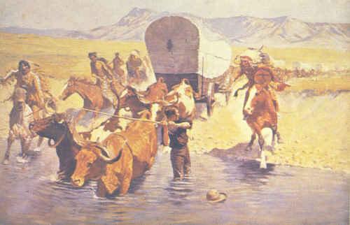 Frederick Remington The Emigrants oil painting picture